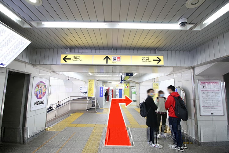 南行徳駅を降りて北口に進みます